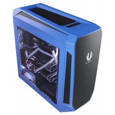 Bitfenix Aeg-300-Bkwl1 Aegis - Blue + Windowed + Icon Disply With Programmable Icon Display ( 240x320 2.8" Tft Lcd ) + 3-Speeds Fan Controller Closed Panels For Noise Shielding With Reservoir Bracket + Pump Bracket 200mm Width Slim Design No Psu