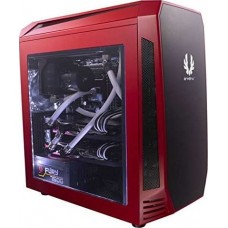 Bitfenix Aeg-300-Rkwn1 Aegis Core - Red + Windowed + Icon Disply With 3-Speeds Fan Controller Closed Panels For Noise Shielding With Reservoir Bracket + Pump Bracket 200mm Width Slim Design No Psu ( Bottom Placed + Multi-Direction Psu Design ) 2x Us