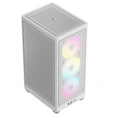 Corsair Carbide Series 2000d Airflow Rgb Mini Itx Pc Case  - All White (no psu included)