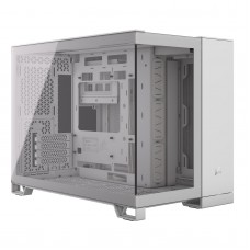 Corsair 2500x Rgb White Micro-Atx Dual Chamber I-Cue PC Case (no psu included)