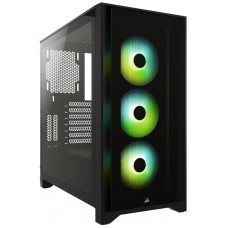 Corsair Carbide Series 4000X Rgb I-Cue black with Tempered Glass Side Panel (no psu included)