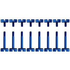 Corsair Cc-8900103 Blue - 8 Sets Of Long+Short Anodized Aluminum Thumbscrews - For Crystal Series 570x Series