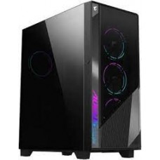 Gigabyte C500g - 4mm Tempered Glass Side Panel With Anti-Dropping Design - Black Swingable Front Door Support Upto 3 Slots Vertical Graphics Cards Mount ( Riser Kit Required ) Intergrated Rgb Fusion 2.0 Built-In Argb And Pwm Connector 8 Ports Hub Ded