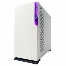 InWin 101c Mid Tower Chassis With Usb3.1 Type-C + Rgb ( Support Asus Aura productimagesc Msi Mystic Light + Gigabyte Rgb Fusion ) - White With Tool-Less Full-Sized Tempered Glass Side Panel Neon Rgb Led Logo Panel On Fronto Panel No Psu InWin 101c Mid Tower Chassis With Usb3.1 Type-C + Rgb ( Support Asus Aura productimagesc Msi Mystic Light + Gigabyte Rgb Fusion ) - White With Tool-Less Full-Sized Tempered Glass Side Panel Neon Rgb Led Logo Panel On Fronto Panel No Psu