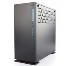 InWin Cf06 303 Mid Tower Chassis - Black With Tool-Less Full-Sized Tempered Glass Side Panel Neon Led Logo+I/O Panel On Fronto Panel 1.2mm Secc No Psu