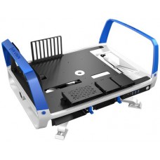 InWin X-Frame 2.0 White + Blue - Test Bench / Open Air With Dual Orientation (Desktop / Tower) + Detachable Stand With 360 Degree Free Rotation