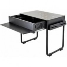 Lian-Li Dk-01 Computer Desk ( 900mm Wide ) - Tempered Glass Desktop + Aluminm No Psu Lian-Li Dk-01 Computer Desk ( 900mm Wide ) - Tempered Glass Desktop + Aluminm No Psu
