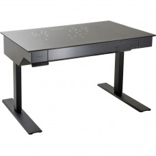 Lian-Li Dk-04 Computer Desk- Tempered Glass Desktop + Aluminm With Electrical Height Adjustment System ( 4 Settings With Memory Buttons ) Pw-Pci-E38 Pci-E16x Riser Cable ( To Install Vga Card Horiziontally ) With Built-In Led50rgb-2 Led Rgb Color Chang Lian-Li Dk-04 Computer Desk- Tempered Glass Desktop + Aluminm With Electrical Height Adjustment System ( 4 Settings With Memory Buttons ) Pw-Pci-E38 Pci-E16x Riser Cable ( To Install Vga Card Horiziontally ) With Built-In Led50rgb-2 Led Rgb Color Chang