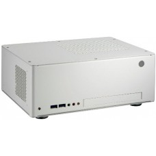 Lian-Li Pc-Q09 Mini-Itx Desktop Chassis White External 110w Ac-Adapter Mini Size ( 110x265x200mm ) Made In Taiwan Hairline Brush Anodized Aluminum 2x Front Usb 3.0 - 1x Slim 5.25" 1x 2.5" Hidden With Vesa Mount Kit For Wall Or At The Back