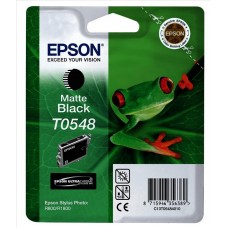 Epson T0548 ( C13t05484010 ) - Matte Black Frog Ink - For Stylus Photo R800 R1800