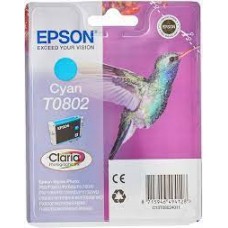 Epson T0802 Cyan Hummingbird Inks - For Stylus P50 Px660 Px720wd Px730wd Px810fw 820fwd R270 R290 Rx610 Rx685 T59 Tx659 Tx710w Epson T0802 Cyan Hummingbird Inks - For Stylus P50 Px660 Px720wd Px730wd Px810fw 820fwd R270 R290 Rx610 Rx685 T59 Tx659 Tx710w