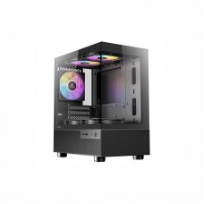 Antec Cx200m Elite Micro-Atx | Itx Rgb Mini-Tower Gaming Chassis - Black