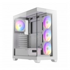Antec Cx300 Atx Argb Gaming Chassis - White
