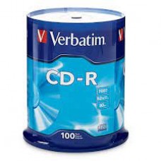 Verbatim 700mb 52x CD-R Extra Protection 100 spindle pack 43411