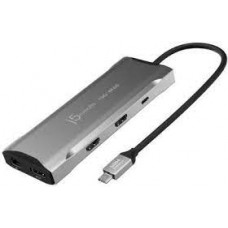 J5 Create Jcd397 4k60 Elite Triple-Monitor Mini Dock - Usb3 Type-C ( Gen2/10gbps ) 11-In-1 Universal Docking Station J5 Create Jcd397 4k60 Elite Triple-Monitor Mini Dock - Usb3 Type-C ( Gen2/10gbps ) 11-In-1 Universal Docking Station