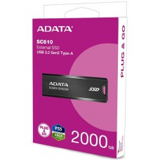 Adata 2tb Sc610 Usb 3.0 Gen 2 External Ssd
