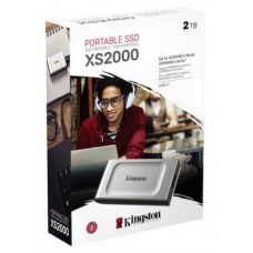 Kingston Sxs2000/2000g 2000gb Xs2000 Series External Tlc Ssd 20gbps Usb3 Gen2x2 Type-C