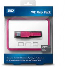 Wd Wdbfmt0000npl - Grip Pack With Flat Usb Cable For 21mm Height (2tb/3tb/4tb Passport Ultra) - Purple/Grape