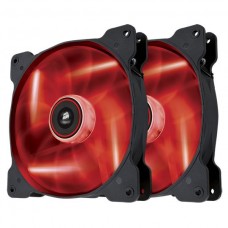 Corsair Co-9050029-Ww Sp120 Led - Red - X2 ( Twin Pack ) ; 120x120x25mm Sleeve Bearing 7 Blades 1650rpm 26.4dba 57.24cfm 1.46 Mm/H2o Static Pressure Corsair Co-9050029-Ww Sp120 Led - Red - X2 ( Twin Pack ) ; 120x120x25mm Sleeve Bearing 7 Blades 1650rpm 26.4dba 57.24cfm 1.46 Mm/H2o Static Pressure
