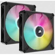 Corsair Co-9050115-Ww Ml140 Elite Rgb Black Dual X2 Kit + Controller ( Lighting Node Core ) - With 8x Rgb Leds - 140x140x25mm Premium Magnetic Levitation Bearing 7 Blades Pwm Fans With Airguide 400-1600rpm 10-32dba 15-83cfm 0.3-2mm/H2o Static Pressu Corsair Co-9050115-Ww Ml140 Elite Rgb Black Dual X2 Kit + Controller ( Lighting Node Core ) - With 8x Rgb Leds - 140x140x25mm Premium Magnetic Levitation Bearing 7 Blades Pwm Fans With Airguide 400-1600rpm 10-32dba 15-83cfm 0.3-2mm/H2o Static Pressu