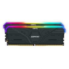 Geil Gemini Rgb 32gb Kit(2x16gb) 6000mhz Ddr5 Desktop Gaming Memory - Grey Geil Gemini Rgb 32gb Kit(2x16gb) 6000mhz Ddr5 Desktop Gaming Memory - Grey
