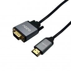 Gizzu Full Hd Hdmi To Vga Cable (1.8m) - Black Gizzu Full Hd Hdmi To Vga Cable (1.8m) - Black