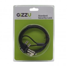 Gizzu 1.8m T-Bar Laptop Cable Lock Master Key Compatible