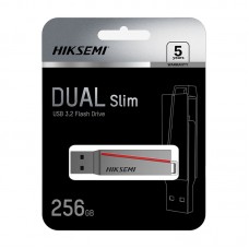 Hiksemi Dual Slim 256gb Usb3.2 Flash Drive Hiksemi Dual Slim 256gb Usb3.2 Flash Drive