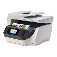 Hp D9l20a Officejet Pro 8730 All-In-One - Print-Scan-Copy-Fax-Web White With 50s Adf + Auto Duplex Printing Unit + Network Ready ( 10/100 Wired + Wireless ) + 10.92cm Colour Touchscreen + 4 X Single Ink ; 1200mhz Cpu 512mb 2400x1200dpi ; Mono/Color : 24/2