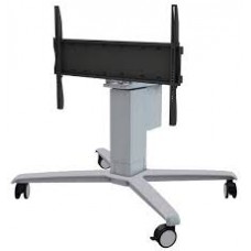 Aavara Cdt860 Motorized ( With Remote ) Interactive White Board / Touch Desk Trolley Cart - 4 Wheels With Lock Support Up To 65"/35kg Tv With 90 Tilt ( As Desk) 500mm Height Adjustable With Modularized Pc Holder/ Storage Space And Device Supporte