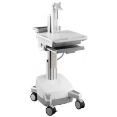 Aavara Ceh01 Mobile/Medical Workstation Cart With E-Lift ( Electrical Height Adjustment )- 4 Wheels With Lock Support Up To 24"/8kgs Led With 30 Tilt + 360 Rotation 130+500mm Height Adjustable With Modularized Pc Holder/ Scanner Holder / Keyboard+ Aavara Ceh01 Mobile/Medical Workstation Cart With E-Lift ( Electrical Height Adjustment )- 4 Wheels With Lock Support Up To 24"/8kgs Led With 30 Tilt + 360 Rotation 130+500mm Height Adjustable With Modularized Pc Holder/ Scanner Holder / Keyboard+