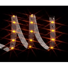 Vizo Led-Yl-500w - Led Strips - Yellow 30 Leds 50cm With Waterproof Rubber Protection - To Be Mounted Anywhere Via Double Tape