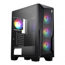 Msi Mag Forge 130a Airflow Atx Gaming Chassis - Black