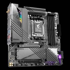 Gigabyte B650m Aorus Pro Ax + Wifi : Amd Am5 Mb - With 12+2+1 Phase Digital Vrm Aluminum I/O Cover With 8mm Heatpipe Addressable Led Strip Support On-Board Multi-Key Buttons 2x Copper Pcbs Design Mosfet Heatsinks Smartfan6 With 6x Temperature Sensor Gigabyte B650m Aorus Pro Ax + Wifi : Amd Am5 Mb - With 12+2+1 Phase Digital Vrm Aluminum I/O Cover With 8mm Heatpipe Addressable Led Strip Support On-Board Multi-Key Buttons 2x Copper Pcbs Design Mosfet Heatsinks Smartfan6 With 6x Temperature Sensor