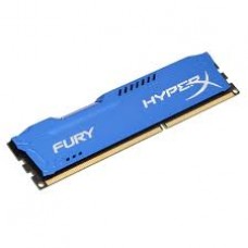 Kingston Hyper-X Fury Hx318c10f/4 / Fury Beast Kf318c10b/4 With Asymmetrical Blue Heatsink 4gb Ddr3-1866 Cl10 1.5v - 240pin - Lifetime Warranty