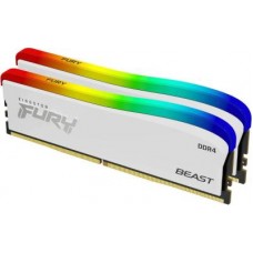 Kingston Rgb Fury Beast Special Edition Kf432c16bwak2/32 Ddr4-3200 ( Pc4-25600) With Asymmetrical White Heatsink Cl16 16gb X 2 Kit - Optimized For Amd Ryzen + Intel Xmp 1.35 - 288pin - Lifetime Warranty Kingston Rgb Fury Beast Special Edition Kf432c16bwak2/32 Ddr4-3200 ( Pc4-25600) With Asymmetrical White Heatsink Cl16 16gb X 2 Kit - Optimized For Amd Ryzen + Intel Xmp 1.35 - 288pin - Lifetime Warranty