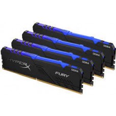 Kingston Hx434c16fb3ak4/32 Ddr4-3466 ( Pc4-27730) Hyper-X Rgb Fury With Heatsink Cl16 8gb X 4 Kit - Support Intel Xmp ( Extreme Memory Profiles ) 1.35v - 288pin - Lifetime Warranty Kingston Hx434c16fb3ak4/32 Ddr4-3466 ( Pc4-27730) Hyper-X Rgb Fury With Heatsink Cl16 8gb X 4 Kit - Support Intel Xmp ( Extreme Memory Profiles ) 1.35v - 288pin - Lifetime Warranty