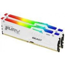 Kingston Kf556c36bwek2-64 - Ddr5-5600 (Pc5-44800) Fury Beast With White Heatsink 32gb X2 Dual Kit - Expo Optimized For Amd Ryzen + Intel Xmp ( Extreme Memory Profiles ) Cl36 - 288pin Single Rank 38.4gb/Sec Memory Bandwidth Built-In Ecc 1.25v With Bu Kingston Kf556c36bwek2-64 - Ddr5-5600 (Pc5-44800) Fury Beast With White Heatsink 32gb X2 Dual Kit - Expo Optimized For Amd Ryzen + Intel Xmp ( Extreme Memory Profiles ) Cl36 - 288pin Single Rank 38.4gb/Sec Memory Bandwidth Built-In Ecc 1.25v With Bu
