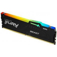 Kingston Kf556c36bbea-8 - Ddr5-5600 (Pc5-44800) Fury Beast Rgb With Heatsink 8gb - Expo Optimized For Amd Ryzen + Intel Xmp ( Extreme Memory Profiles ) Cl36 - 288pin Single Rank 38.4gb/Sec Memory Bandwidth Built-In Ecc 1.25v With Built-In Power Mana Kingston Kf556c36bbea-8 - Ddr5-5600 (Pc5-44800) Fury Beast Rgb With Heatsink 8gb - Expo Optimized For Amd Ryzen + Intel Xmp ( Extreme Memory Profiles ) Cl36 - 288pin Single Rank 38.4gb/Sec Memory Bandwidth Built-In Ecc 1.25v With Built-In Power Mana