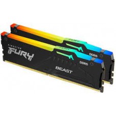 Kingston Kf556c36bbeak2-16 - Ddr5-5600 (Pc5-44800) Fury Beast Rgb With Heatsink 8gb X2 Dual Kit - Expo Optimized For Amd Ryzen + Intel Xmp ( Extreme Memory Profiles ) Cl36 - 288pin Single Rank 38.4gb/Sec Memory Bandwidth Built-In Ecc 1.25v With Buil Kingston Kf556c36bbeak2-16 - Ddr5-5600 (Pc5-44800) Fury Beast Rgb With Heatsink 8gb X2 Dual Kit - Expo Optimized For Amd Ryzen + Intel Xmp ( Extreme Memory Profiles ) Cl36 - 288pin Single Rank 38.4gb/Sec Memory Bandwidth Built-In Ecc 1.25v With Buil