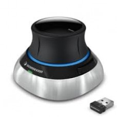 3dconnexion Space Mouse Wireless - Built-In Rechargeable Battery Micro-Usb Receiver Portable 3d Mouse/Input Device For 3d Application Pan+Zoom+Rotate The 3d Model 2 Programmable Buttons 78x78x54mm - Also Support Linux + Mac