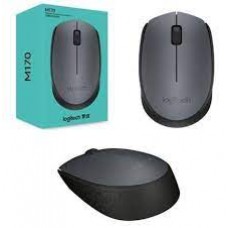Logitech 910-004642 M170 Cordless Notebook Mouse With Micro Nano Receiver Black + Silver Highlight 3 Buttons With Smart Power Management ( Power Off When Receiver Stored Into The Mouse ) 1000dpi - Usb