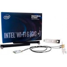 Intel Wi-Fi 6 (Gig+) Ax200 Kit - M.2 2230 (Key A/E) - 2.4/5ghz Wifi 6 Ax200 2400mbps + Bt5.0 Combo External Antenna - 3 Years Warranty