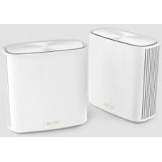Asus Zenwifi Xd6(2-Pk) Ax Mini Dualband Wireless-Ax5400 White Gigabit Router + Extending Node 1.5ghz Tri-Core Processor 256mb Flash + 512mb Ram - Gigabit Wan + 3x Gigabit Lan + Usb3 Downstream - 2.4/5ghz Dual Band 802.11ax 5400mbps (574+4804) With Wps