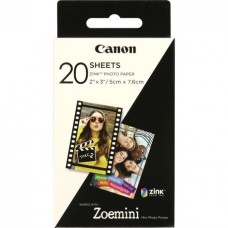 Canon Zp-2030 Zink Sticky-Backed Gloss Photo Paper 3x2" 20sheets Canon Zp-2030 Zink Sticky-Backed Gloss Photo Paper 3x2" 20sheets