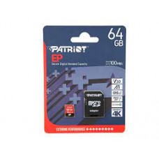 Patriot Ep V30 A1 64gb Micro Sdxc Card + Adapter