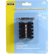 Vantec Mck-Iouv-Bk Ez-Grip Molex Connector Kit - Uv Reactive Black ; 10 Molex Connector With One Molex Remover Vantec Mck-Iouv-Bk Ez-Grip Molex Connector Kit - Uv Reactive Black ; 10 Molex Connector With One Molex Remover