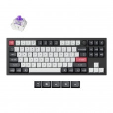Keychron Q3 He Qmk 80% Wireless Custom Mechanical Keyboard (Nebula Switch) – Carbon Black Keychron Q3 He Qmk 80% Wireless Custom Mechanical Keyboard (Nebula Switch) – Carbon Black