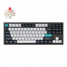 Keychron Q3 Max 80% Full Assembled Knob Red Switch Hot-Swap Gateron Jupiter Rgb Wireless Keyboard - Black Keychron Q3 Max 80% Full Assembled Knob Red Switch Hot-Swap Gateron Jupiter Rgb Wireless Keyboard - Black