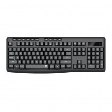 Redragon Bk-7367 Full-Size Ergonomic Wireless Membrane Office Keyboard - Black